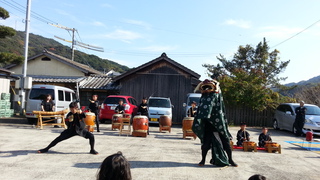 江迎町獅子舞太鼓