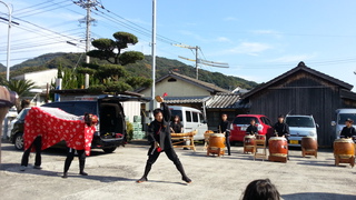 江迎町獅子舞太鼓