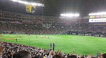 福岡ドーム　野球観戦