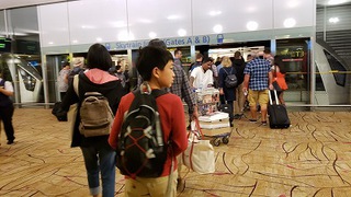 チャンギ空港　トランジットホテル休息　帰国