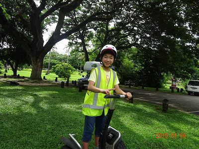 ダーウィン　セグウェイでジョージ ブラウン ダーウィン植物園　　　　　　　　　　旅行４日目　午後