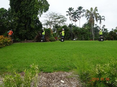 ダーウィン　セグウェイでジョージ ブラウン ダーウィン植物園　　　　　　　　　　旅行４日目　午後