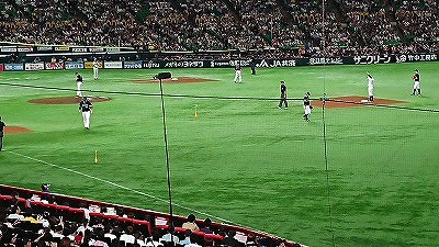 福岡ドーム　野球観戦
