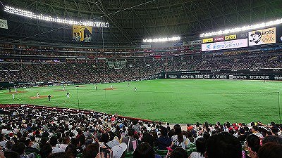 福岡ドーム　野球観戦