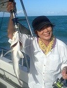 ダーウイン空港　　さようならガイドの藤田眞弓さん