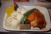 ニュージーランドから成田　　ニューカレドニアの上空