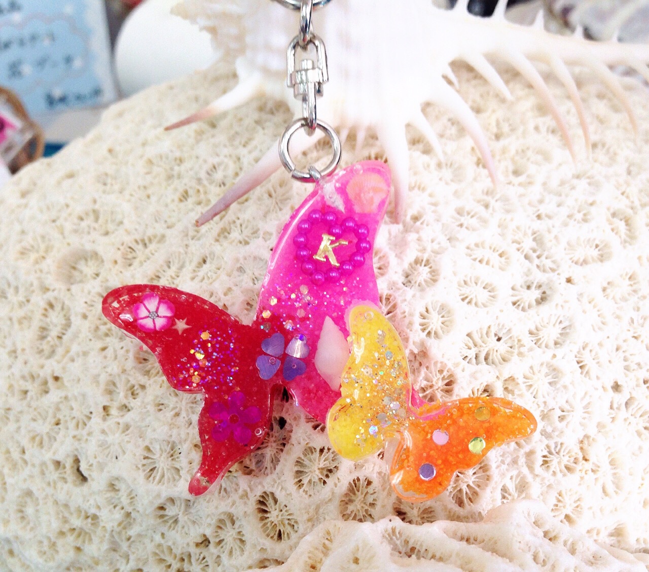 キーホルダーとピアス♪♪