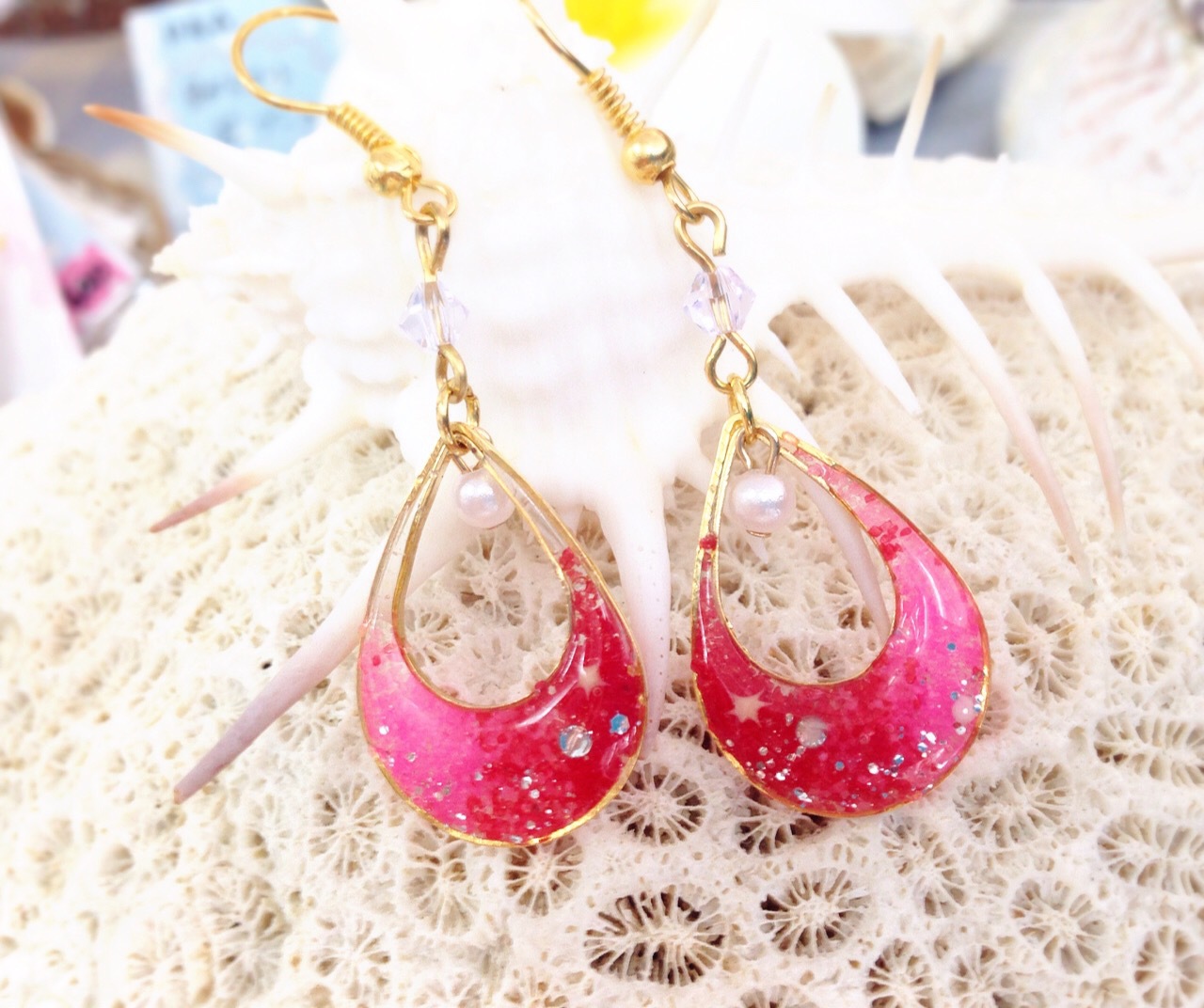 キーホルダーとピアス♪♪