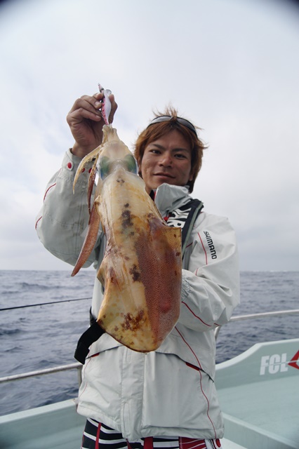 エギング　敏腕船長とディープなお勉強釣行
