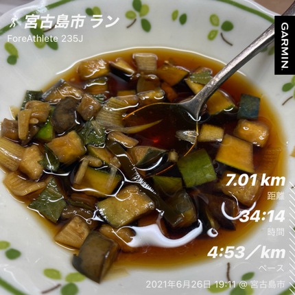 2021年 6月26日(土)  写真は山形県の郷土料理「だし」です。  手作りしました。
