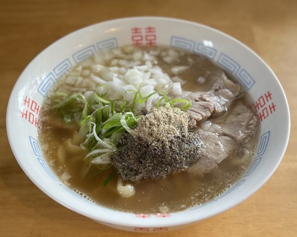 宮古島 川満食堂のランチメニュー「煮干しそば」いただきました！