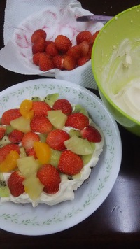 クリスマスケーキ 2017/12/25 23:41:33