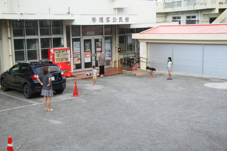 安和パパのラジオ体操日記（8/21 勢理客公民館）