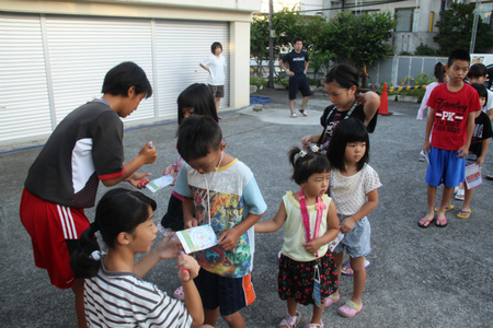 安和パパのラジオ体操日記（8/24 勢理客公民館）