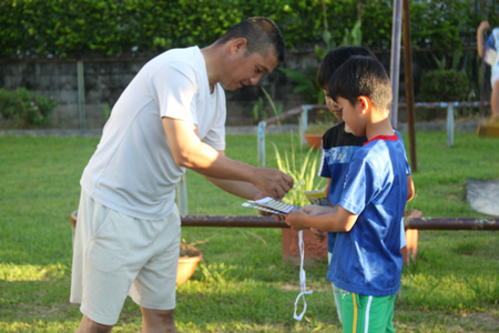 ゆうな公園のラジオ体操（7/22）