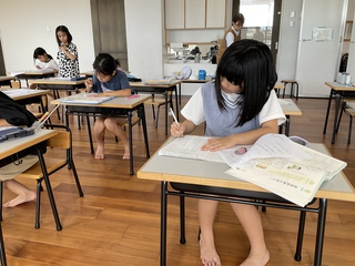 宿題！！学童
