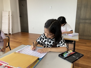 宿題！！学童