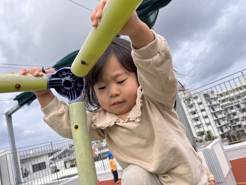 屋上遊び☆りす組