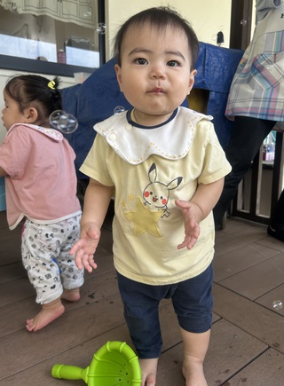 テラス遊び☆ひよこ