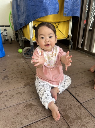 テラス遊び☆ひよこ