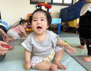 テラス遊び☆ひよこ