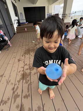 みずあそびたのしい⭐︎ぱんだ⭐︎