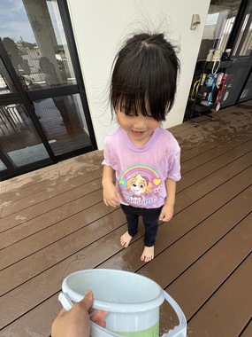 みずあそびたのしい⭐︎ぱんだ⭐︎