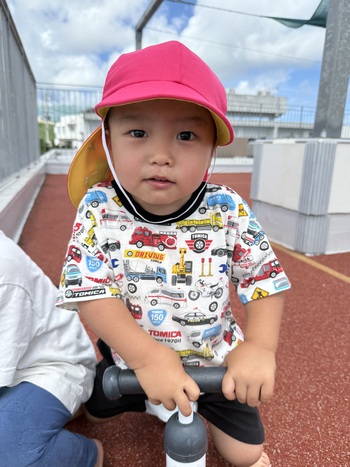 3階で遊んだよ
