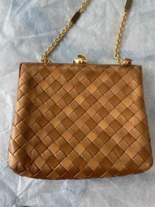 Bottega Veneta がま口バッグ　内袋張り替え