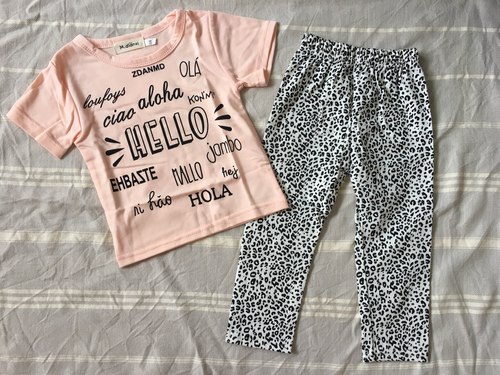 女の子セットアップ海外子供服半袖キッズ夏