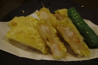 「日本蕎麦 かふう」海老しんじょう揚げ 2016/03/25 11:22:00