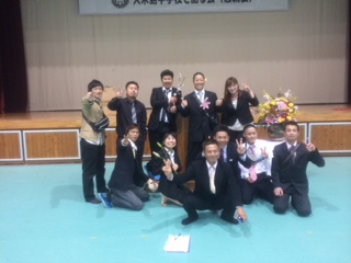 久米島中学校閉校式典