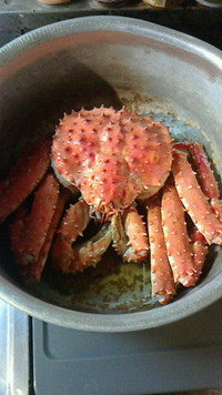 カニを貰いました。 2012/12/27 12:38:00