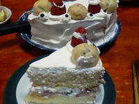 今年のケーキ