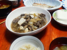 牛すじで