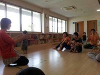 つどいの広場にて。