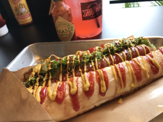 TOPRANKでホットドッグ