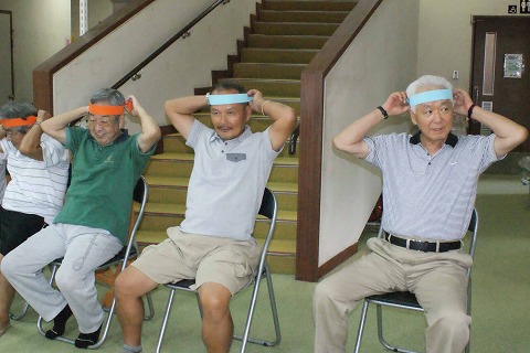 お年寄りもやる気満々