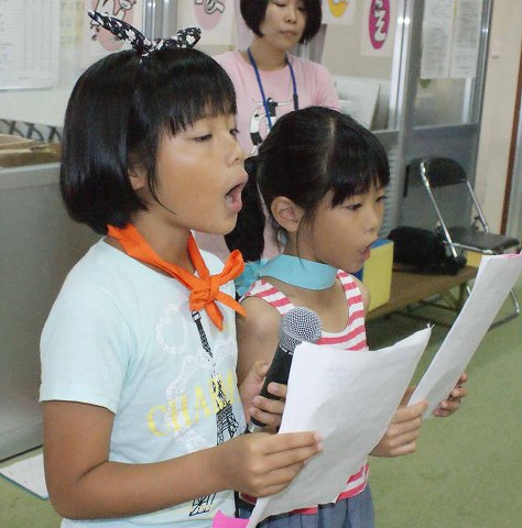 司会も児童が担当