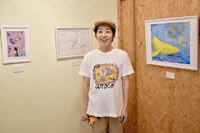 木の子まきさんの個展「色いろの季節」　波止場書房