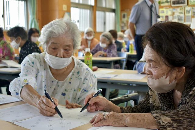 注意機能テストの様子