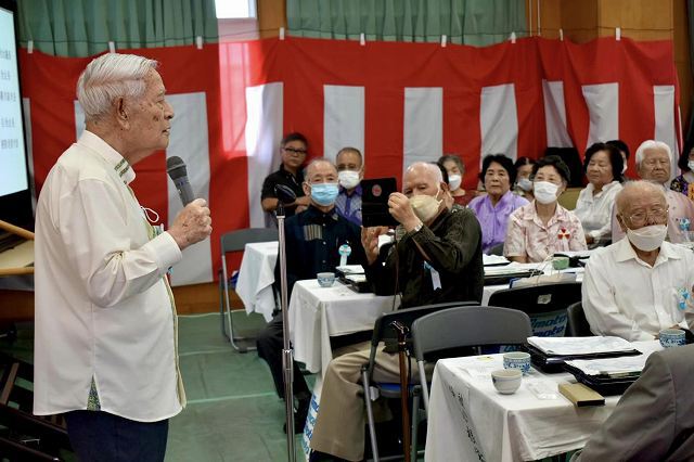 代表挨拶の仲宗根栄一さん