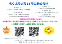 11月の予定