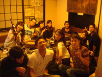 お疲れ会と歓迎会