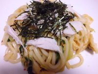 キムチと鶏ハムの焼うどん 2013/01/04 13:30:00