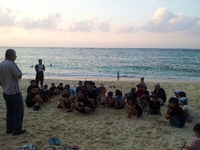 ｳﾐｶﾞﾒ放流会　sobeboys