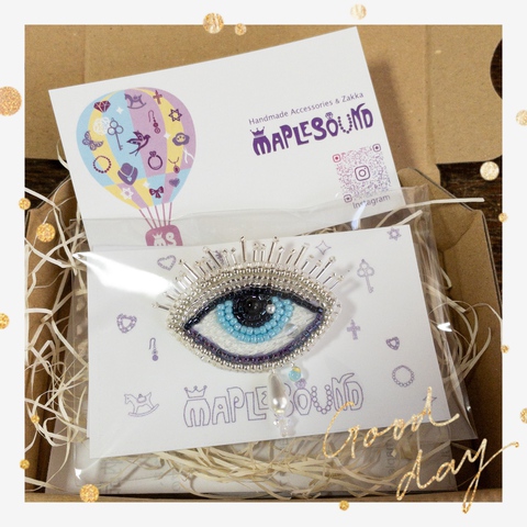 evil eye(イーブルアイ)ブローチを発送しました♪