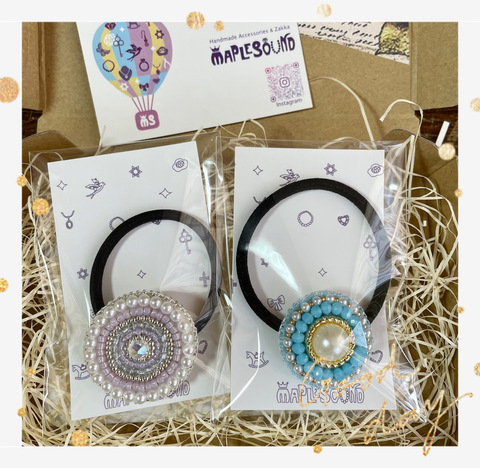 ヘアゴムのご注文ありがとうございました♪