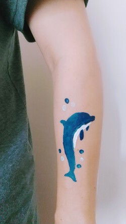 （10/12）のみ「海洋博マルシェ」⑱体に害のない絵の具で顔や腕などにペイント＝ボディ&フェイスペイントlea♫