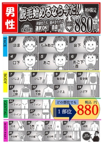 (^^)/ 何部位でもOK！！！ 2019/08/22 16:45:33